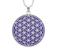 1" Stainless Steel Necklace Charms | Third Eye Vision | Peace Symbol | Finding Your Self | Yin & Yang | Moon Cat | Turtle Power | Flower of Life | | OM | Mystical Spiritual Protection, for Men & Women
