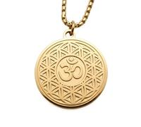 1" Stainless Steel Necklace Charms | Third Eye Vision | Peace Symbol | Finding Your Self | Yin & Yang | Moon Cat | Turtle Power | Flower of Life | | OM | Mystical Spiritual Protection, for Men & Women