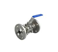 1" Stainless Steel PN16 Full Bore Flange Ball Valve