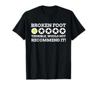 1 Star Funny Broken Foot T-Shirt
