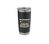 1 Star Would Not Recommend Funny Heartbreak Stainless Steel Insulated Tumbler