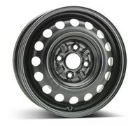 STEEL WHEEL ALCAR ACCIAIO 4940 FOR PEUGEOT 107 4.5X14 4X100 BLACK WCX