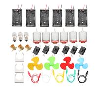 1. STEM Physics Learning Tool 3V-12V Electric Motor Kits 25000RPM Science Experiment Set for Kids Classroom Lab Science Experiment Motors Stem Toy Small Electric Hobby Motor