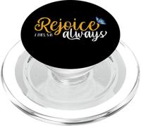 1 Thes. 5:16 - Rejoice Always Butterflies PopSockets PopGrip for MagSafe