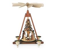1 Tier Christmas Pyramid - Nativity - 29 cm Christmas Pyramid Original Erzgebirge - Müller Kleinkunst