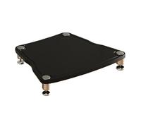 1-Tier HiFi o Stand, AV Ma Rack for TV & Turntables, Brown, 65x55x10.5cm, Versatile 1/2/3 Tier Design, Perfect for Home Entertainment & Sky Box Sto