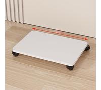 1-Tier Media Stand,Corner Audio Tower,Adjustable Vintage Stereo Console/Av Stand,Tall Heavy Duty Audio-Video Media Stand,Hifi Audiophile Equipment Cabinet,for Meeting Living Recording Room(Light white