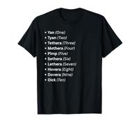 1 to 10 Cumbrian Sheep Counting T-Shirt