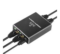 1 to 2/34 Ethernet Splitter High Speed 1000Mbps Splitter Adapter for Efficient Network of Multiple Devices Black