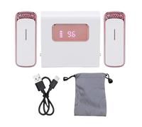 1 to 2 Wireless Microphone Noise Reducing Lavalier Mic for Video Recording Live Streaming Outdoor Use ABS Material 20 Meter Range