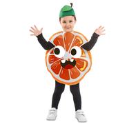 (1 to 2 years (80-91 cm)) Little orange child costume