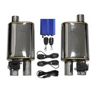 1 To 2pcs Car Silencer Stainless Exhaust Electric Valve Control Exhaust Pipe Kit Adjustable Valve Tail Exhaust Tips(51MM1)