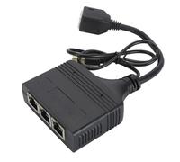 1 to 3 Ethernet Splitter, 1000Mbps High Speed RJ45 Network Adapter Splitter for Cat8 Cat7 Cat6 Cat5 Cat5e Cables, Extension Connector for Hubs TVs Set Top Boxes