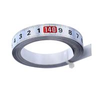 1 to 3M Self Adhesive Measuring Tape Stainless Steel Miter Tape Measure for T-Track, Router, Table Saw, Mitre Saws, T-Rails, Band Saws, Woodworking Tools, Sewing Machines - Left To Right (2 Meter)