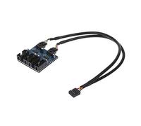 1 To 4 PC Case Internal 9Pin USB 2.0 Splitter PCB Chipset Enhanced Extender USB2.0 Expansion Pc Parts