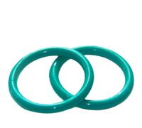 1 To 5 Pieces Wire Diameter 4mm FKM Fluororubber Sealing Ring CS OD 13mm To 400mm Green Seal Gasket Ring Corrosion Resistant Heat(OD 215mm (2Pcs))