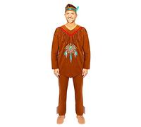}--------- 1 to OFFICE needs Check -- (PKT) (Fix 3/3) (9907081) Adult Mens Native American Costume (Large)