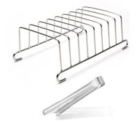 1 Toast Rack, 1 Bread Clip with Magnetic, Air Fryer Toast Rack, Toast Bread Rack, Stainless Steel Toast Rack