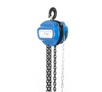 1 Ton Chain Block Hoist 4M Lift Height Garage Car Engine Heavy Load Lifting Tool