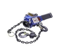 1 Ton Chain Hoist with 1.5m Lift Chain - Manual Block for Lifting Rigging and Construct Work - Heavy Du, Reliable, Ideal for Industrial Use