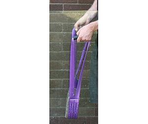 1 Tonne Polyester Glass Lifting Sling Handling Strap Strop 1mtr EN Rated Purple