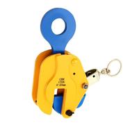 1 Tonne Vertical Plate Lifting Clamp, Alloy Steel Manual Lifting Tool, Maximum Load Capacity 2204 Lbs, Jaw Capacity 20mm, Suitable for Sheet Metal and Steel Plates