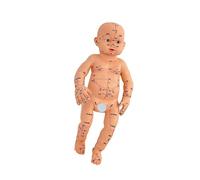 1 training model for pediatric acupuncture points, realistic baby body for nursing training and the practice of home care, training device for infant massage