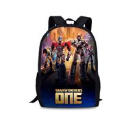 (1) Transformers One 15inch Fashionable School Backpack With Custom Print Pattern