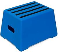 1 Tread Heavy Duty Safety Steps Moulded 260KG Capacity Plastic Industrial Anti Slip Footstep Warehouse Equestrian Platforms