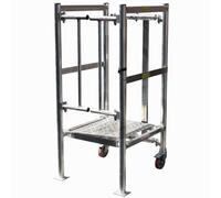 1 Tread Mobile Hop Up Smart Pod 2m Enclosed Guardrail Podium Platform Steps