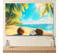 1 tropical beach paradise photography background - suitable for birthdays holidays parties multiple sizes to choose fromL
