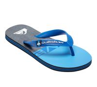 (1 UK, Black/Blue) Quiksilver Boys Kids Molokai Panel Summer Sandals Flip Flops - Black/Blue