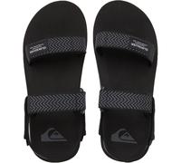 (1 UK, Black) Quiksilver Boys Kids Monkey Caged Strappy Summer Sandals Flip Flops