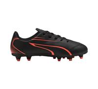 (1 UK, Black/Red) Puma Childrens/Kids Vitoria FG/AG Synthetic Football Boots