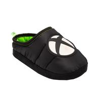 (1 UK, Black/White/Green) Xbox Boys Slippers