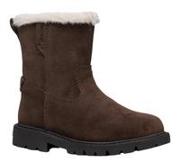 (1 UK, Chestnut) Geox Girls Shaylax Patent Suede Ankle Boots