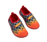 (1 UK Child, Red/Aqua) Hot Wheels Boys Flames Water Shoes