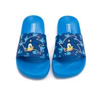 (1 UK Child) Sonic the Hedgehog Sliders (Boys Blue)
