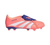 (1 UK, Orange/White) Adidas Childrens/Kids Predator League Fold Over Firm Ground Football Boots
