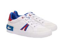 Lacoste Kids L004 Trainers - White/Red - 1 UK - White/Red