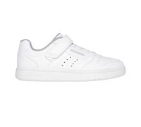 (1 UK, White) Skechers Childrens/Kids Q Street Leather Trainers
