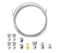 1 Universal Cable Repair Kit, Throttle Lever, Motorcycle Cable Repair Kit, Brake, Clutch Cable, Cable Repair Accessories with Spring, Donut Shape Bicycle Shift Cable