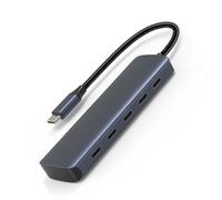 1 upgraded connection USB C hub with 4 5 in and 1 charging port USB C for any configuration