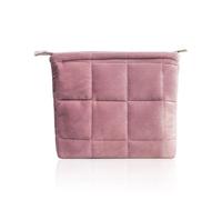 1 Velvet Makeup Bag, Large Capacity Storage Bag, Women's Travel Makeup Bag, Convenient Storage Tool.