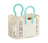 1. Ventilated Laundry Basket - Portable Space-Saving Storage For Dorm Rooms & Small Bathrooms PRESENTATION Transportable Laundry Planner