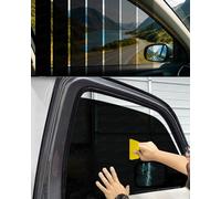 1% VLT Car Window Tint Solar Film 3 Metre Roll - Professional Self-Adhesive Auto & Office Glass | Limo Black Privacy + High UV Block | Includes Installation Tool Kit