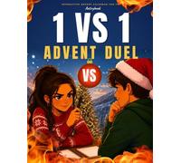 1 vs 1 - The Advent Duel: An Advent Calendar for Couples and Adults | HER vs HIM, 24 date nights, couples games with pen and paper. Loser does the dishes on Christmas Eve | Gift idea for couples