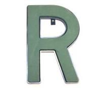 1 Wet Floral Foam Letter R For Fresh And Artificial Flowers Funeral (3470)
