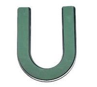 1 Wet Floral Foam Letter U For Fresh And Artificial Flowers Funeral (3473)