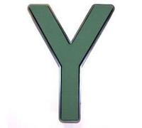 1 Wet Floral Foam Letter Y For Fresh And Artificial Flowers Funeral (3477)